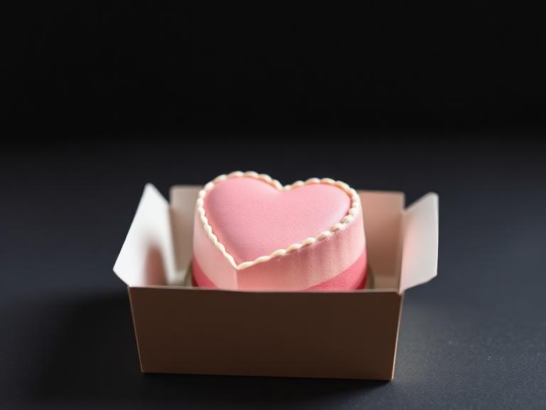 Bento Mini Heart Cake — Heart Shape Cakes at Zim Zim Bakery