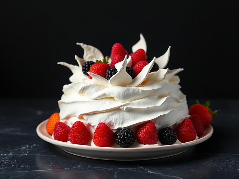 Berry Pavlova Cake — Fruit Cakes at Zim Zim Bakery