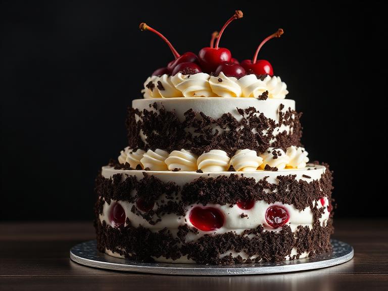 Black Forest Tower — Black Forest Cakes at Zim Zim Bakery