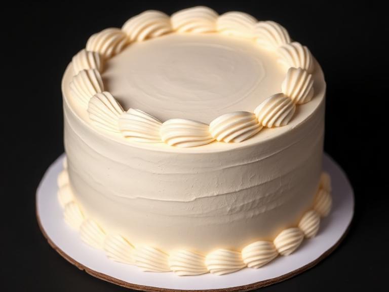 Classic Round Vanilla — Round Cakes at Zim Zim Bakery