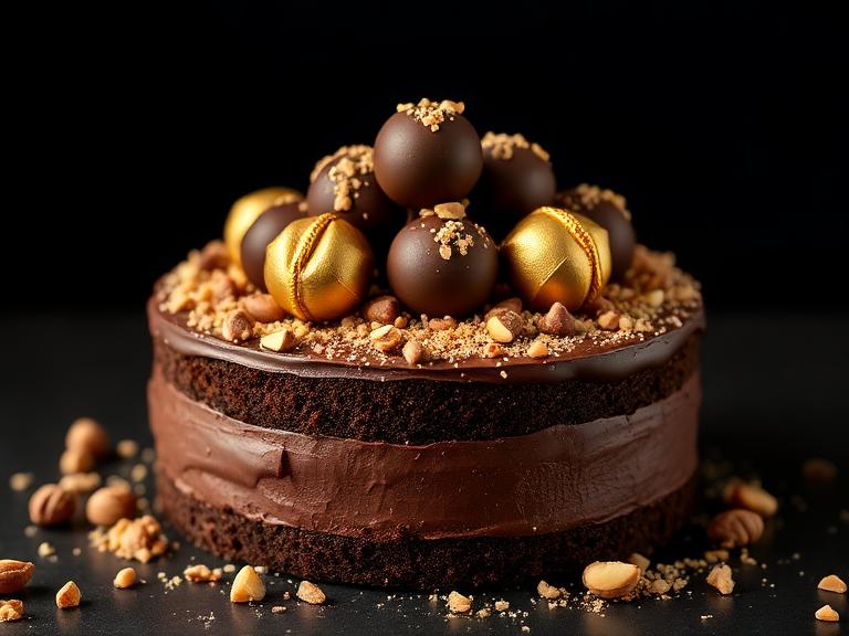 Ferrero Crunch Cake — Chocolate Cakes at Zim Zim Bakery