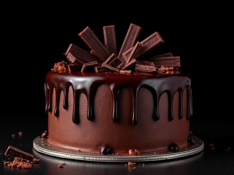 Midnight Chocolate Birthday — Birthday Cakes at Zim Zim Bakery