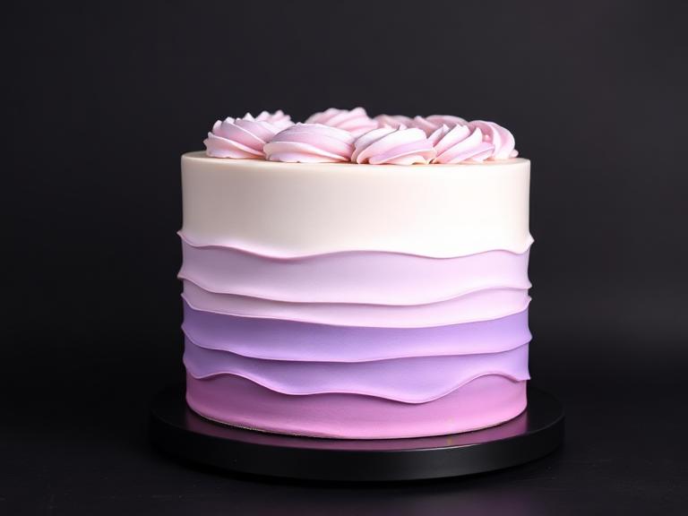 Ombre Pastel Designer Cake — Premium Designer Cakes at Zim Zim Bakery