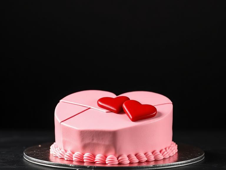 Strawberry Love Letter — Valentine Cakes at Zim Zim Bakery